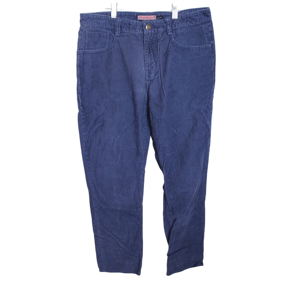 Vineyard Vines Corduroy Pants Mens 32x32 Blue Jeans Casual‎ Classic